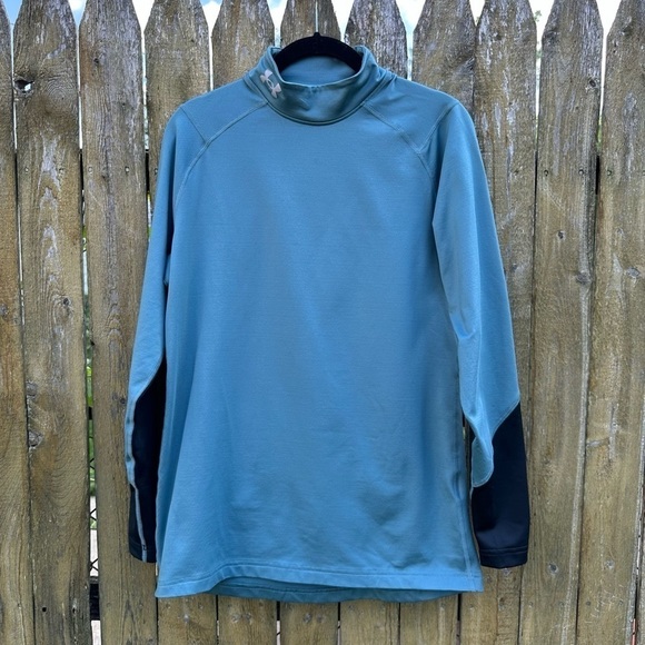 Under Armour Men's ColdGear Infrared Mock Long Sleeve Sz M - Picture 1 of 13